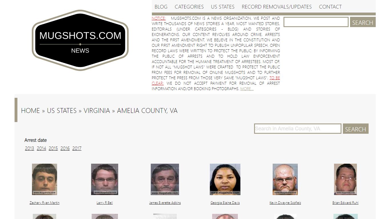 Best search engine for True crime stories | Mugshots.com